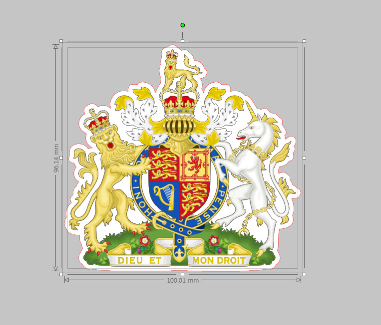 United Kingdom car sticker COAT OF ARMS CAMPER VAN motorcycle truck LORRY