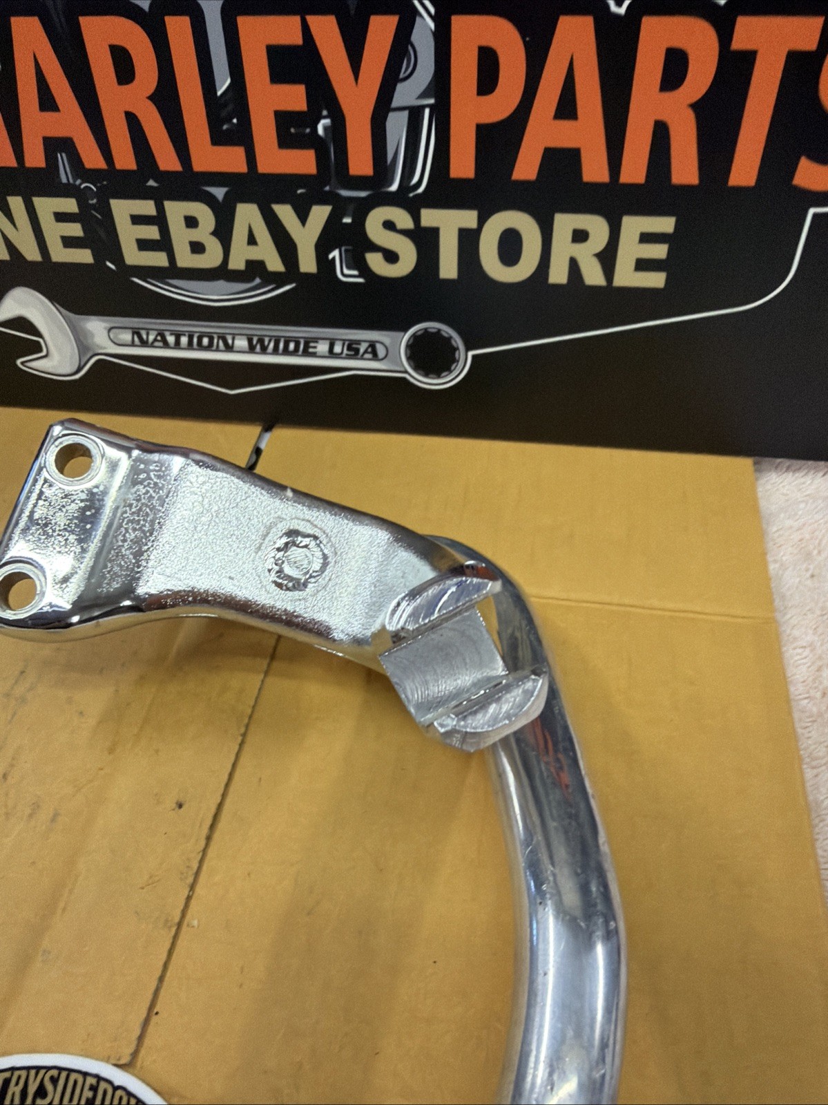 Harley Dyna Mid Control Brake Pedal Foot Peg Mount Bracket Chrome 91-17 All Year
