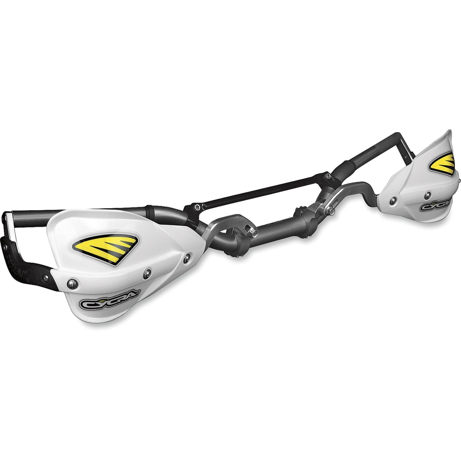 Cycra White 1-1/8″ Probend™ Center Reach Mount Handguards 1CYC-7402-42X