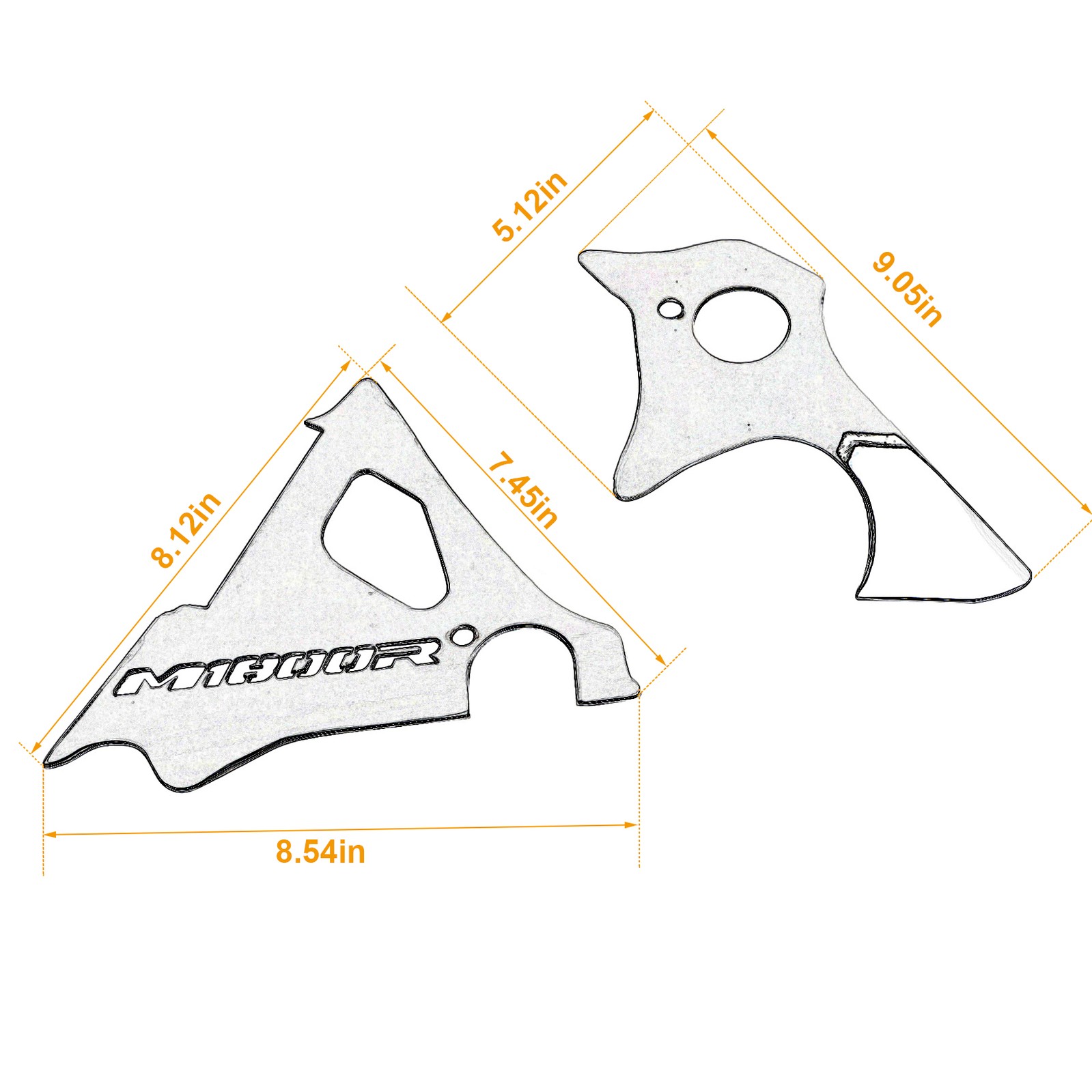 Engine Side Covers Frame Fillers Keyhole For Suzuki BOULEVARD M109R M1800R