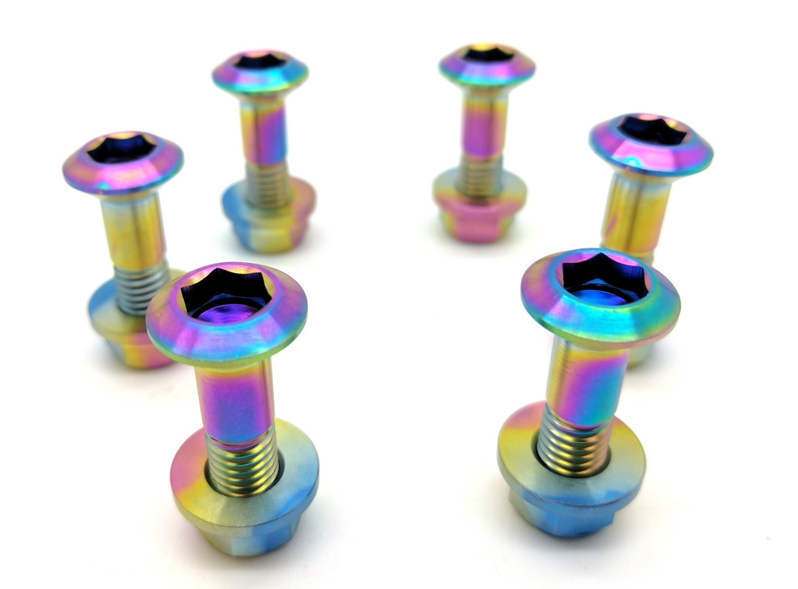 Rainbow Titanium Sprocket Bolts and nuts kit by Flo Motorsports Dirt bike