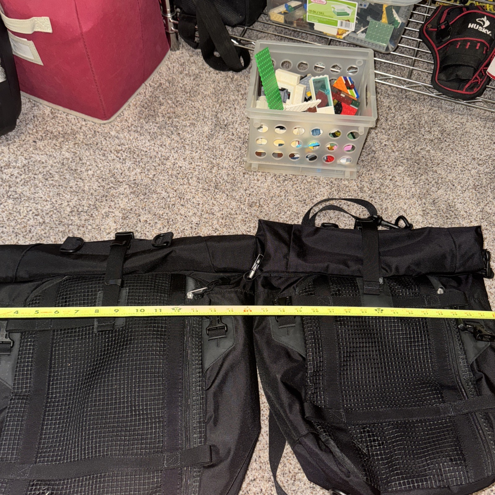 Lot Of 2 Kriega US 30 & 20 Drypack Motorbike Luggage Motorcycle ***READ****