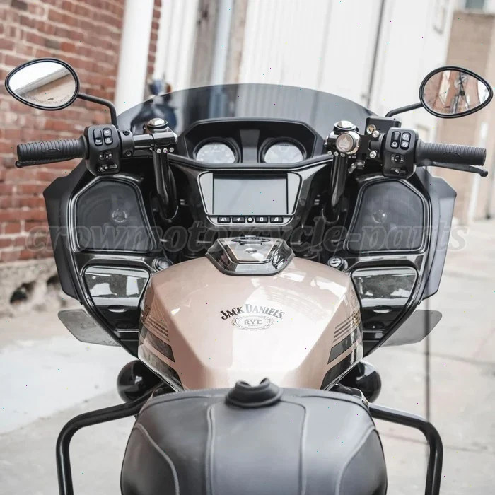Black Fairing Side Wind Deflector For Indian Challenger Pursuit Limited 20-2025