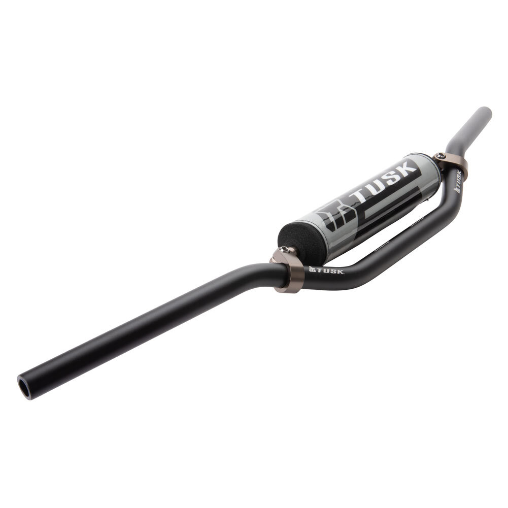 Tusk T-10 Aluminum 7/8″ Handlebar CR Mid Bend Black Dirt Bike Handlebars
