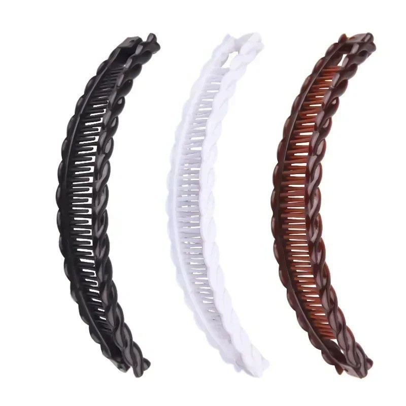 Banana Clips Hair for Women Vintage Large Bananas Hair Clip for Thick Fine