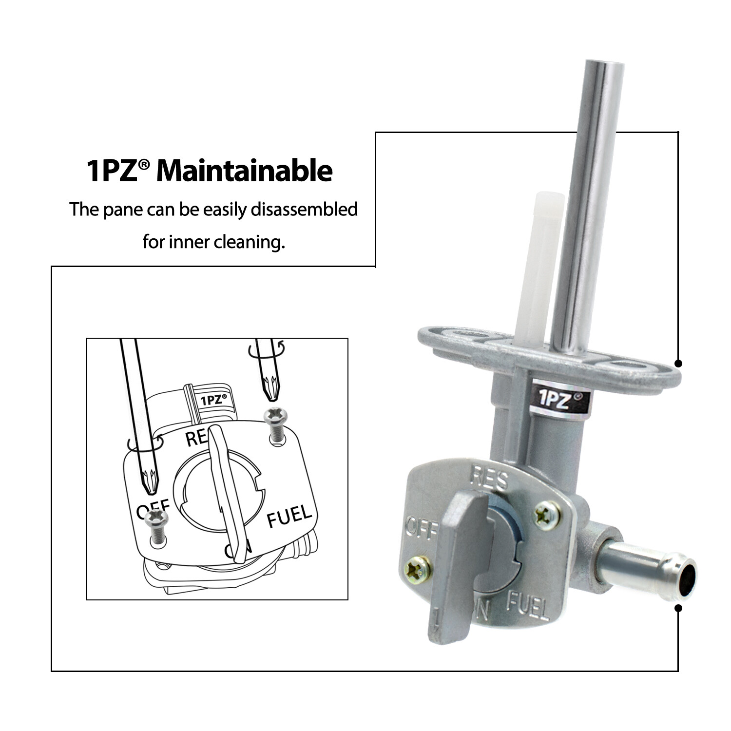 Upgraded Fuel Tank Petcock Switch Valve Suzuki DR200SE DR250 DR350 DR350SE DR650