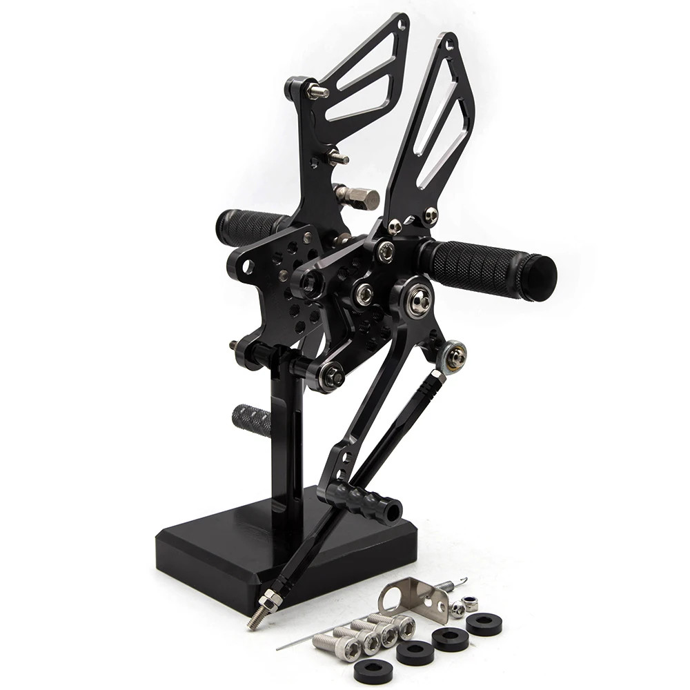 CNC Adjustable Rearset Footpegs for Suzuki GSXR 600 750 SV650 SV1000 Motorcycle