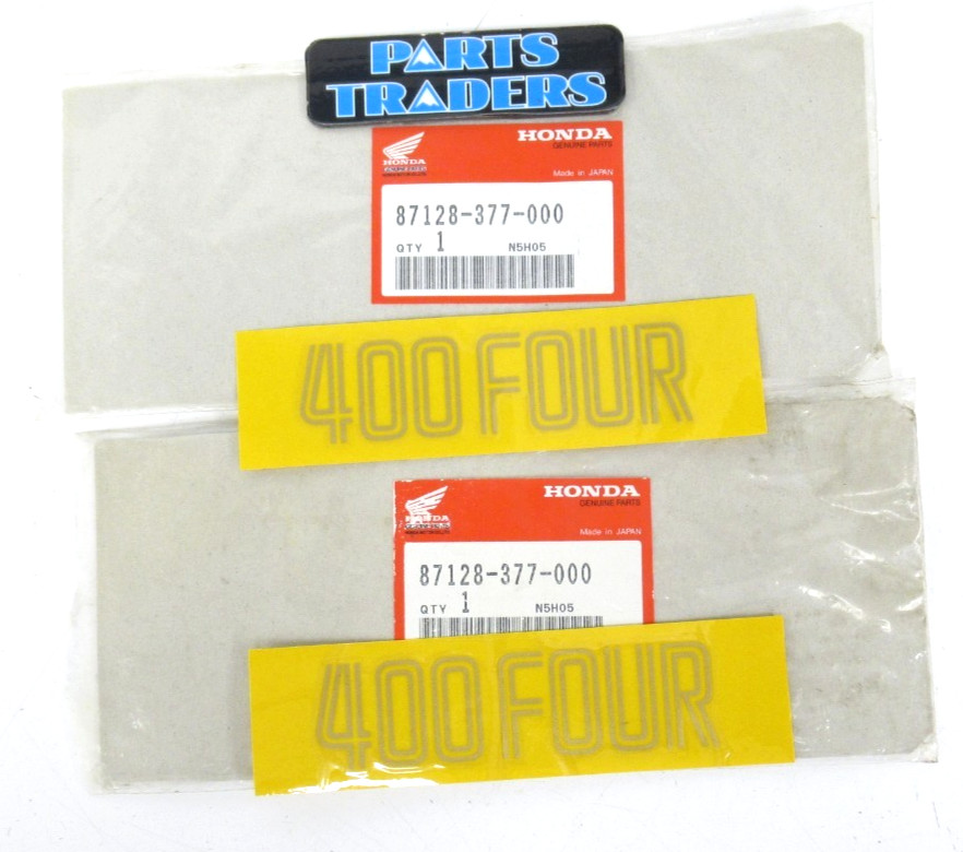 NOS Genuine Honda Side Cover Emblem/Decal (Set of 2) CB400F Super Sport 400 Four