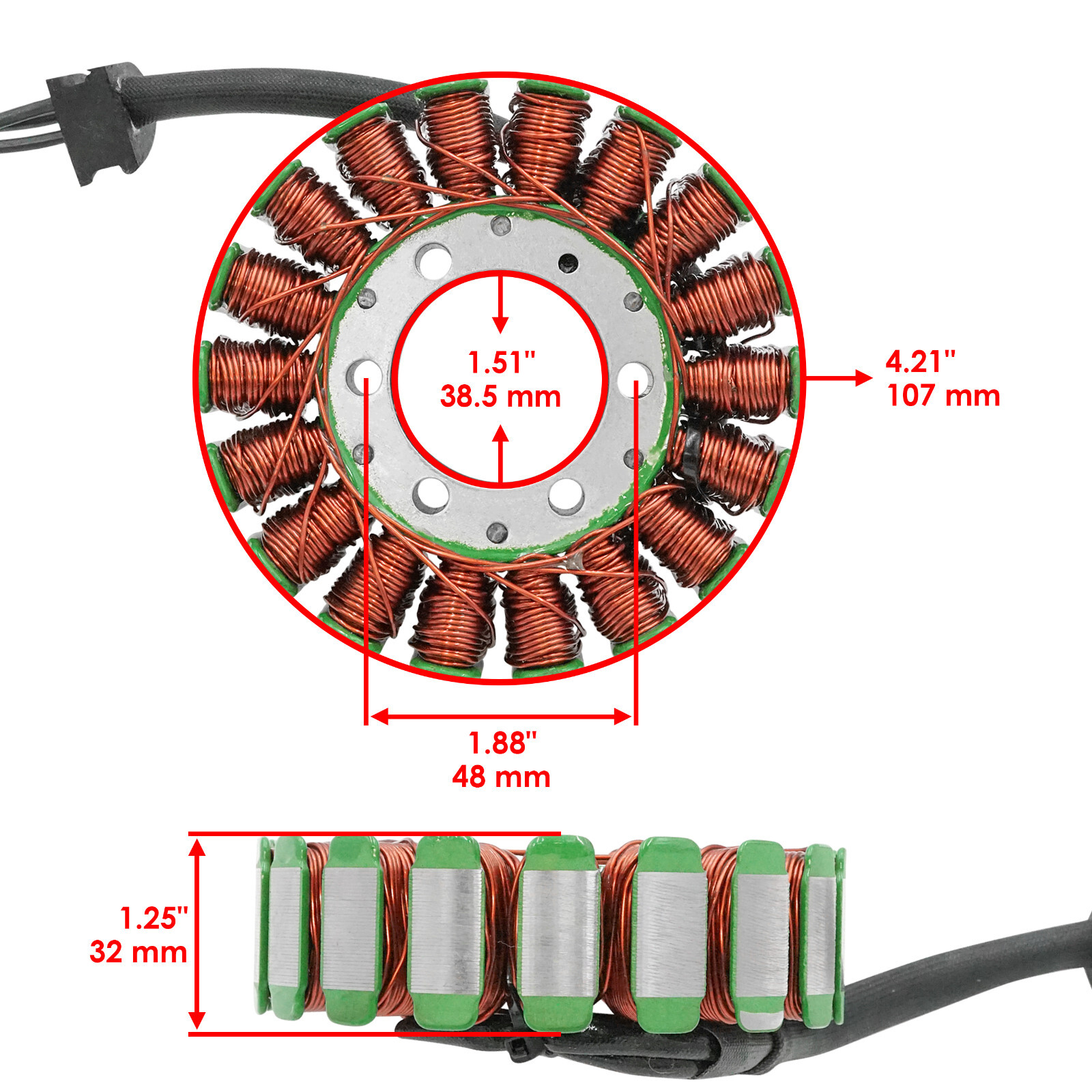 Stator for Suzuki GSX-R600 GSXR600 2004-2005 / GSX-R600X GSXR600X 2004-2005