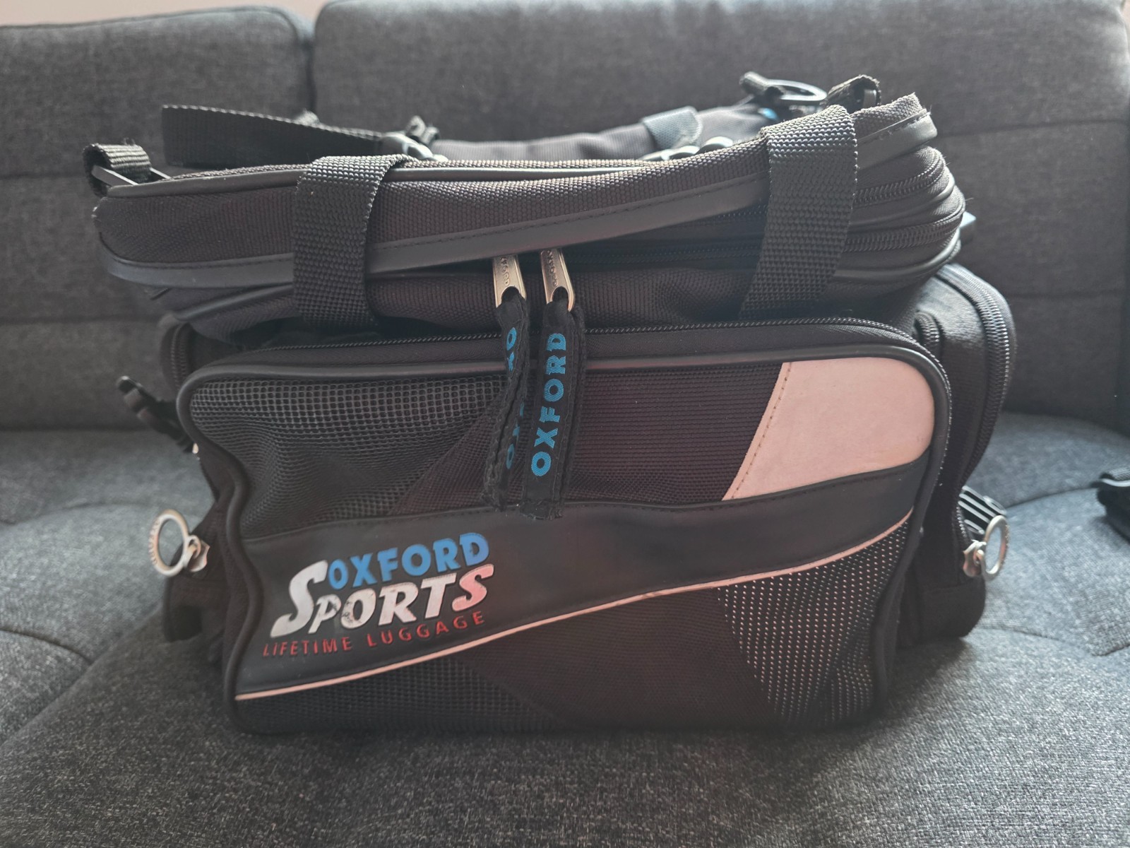 Oxford Sports Lifetime Luggage Motorcycle Bag Pannier Rear Large with Straps