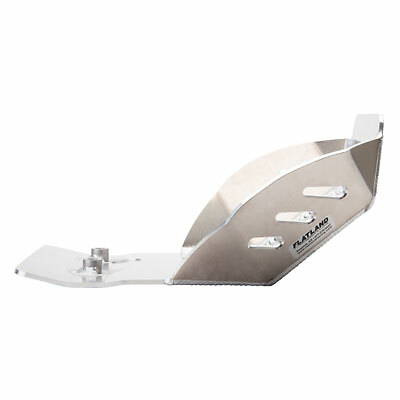 Flatland Racing Skid Plate Silver Fits: 2008-2023 YAMAHA XT250