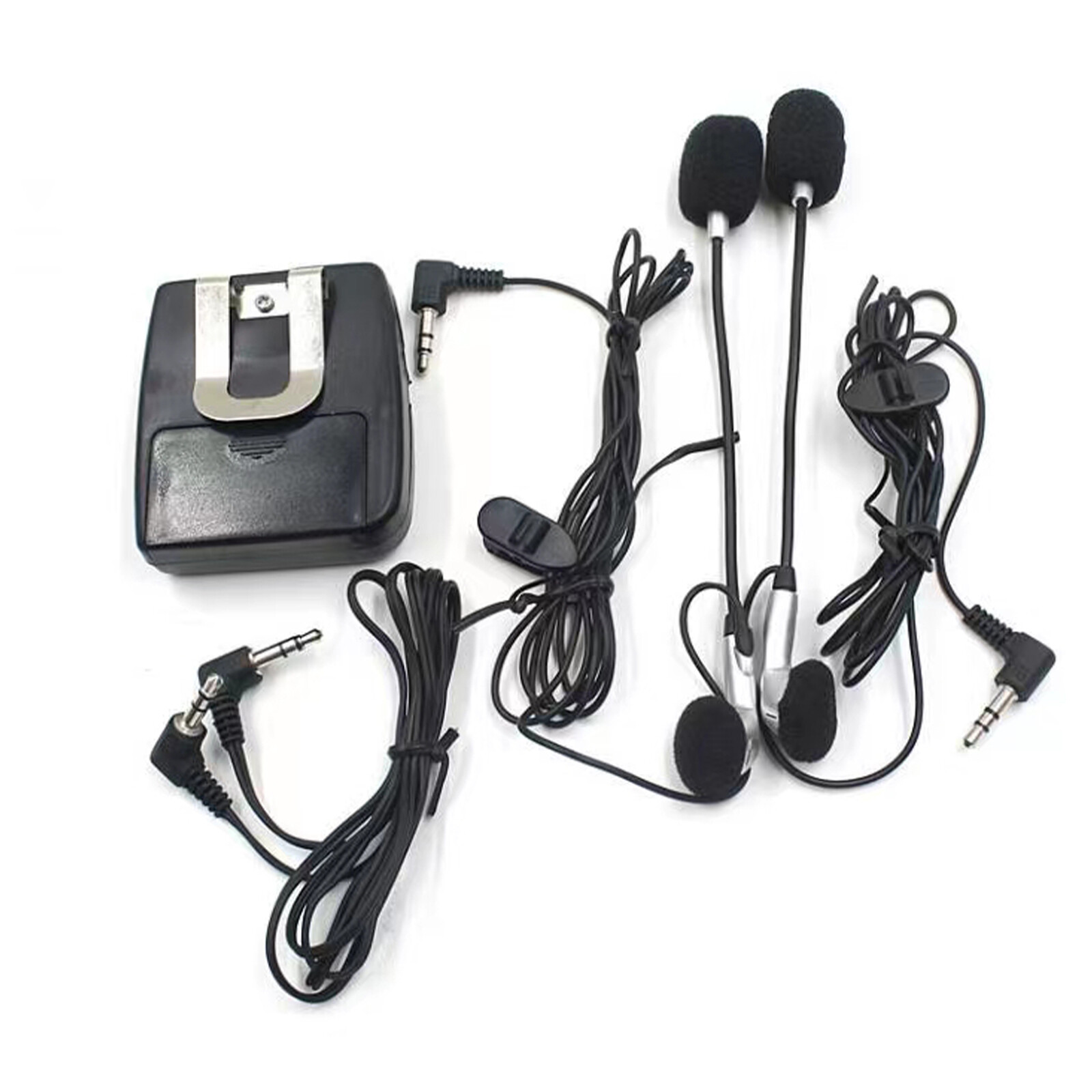 Motorcycle Helmet to Helmet Intercom Headset Walkie-talkie Front & Rear MP3 g