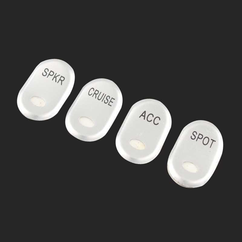 For Harley Electra Glide Ultra Classic 1996-2013 Panel Switch Cap Button Chrome