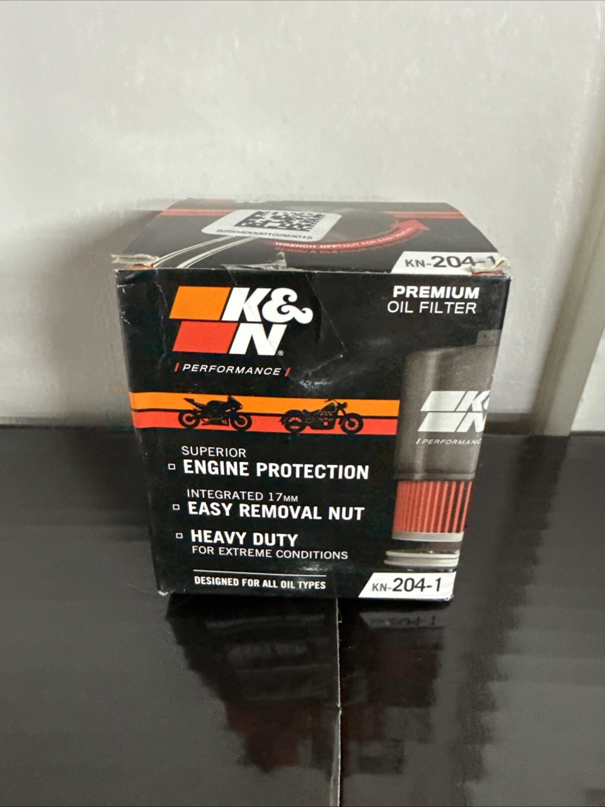 KN-204-1 Oil Filter Honda/Kawasaki/Triumph/Yamaha 2001-2022 Models