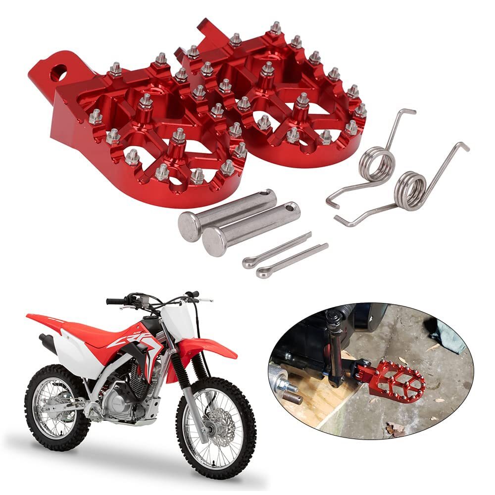 Foot Pegs Dirt Bike Footpegs Foot Pedals For CRF110F 2013-2022 CRF125F 2014-2023