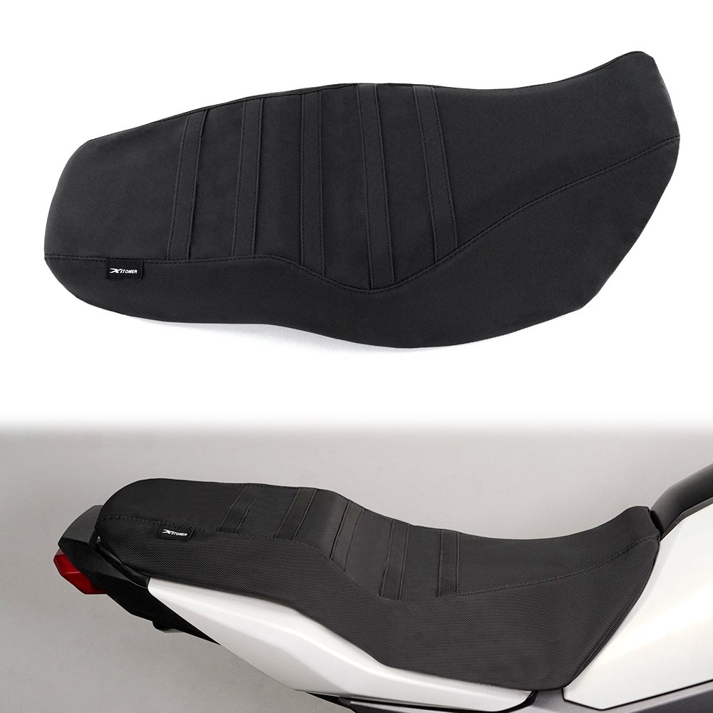 Fit For Honda Grom MSX 125 2016-2021 PVC Leather Waterproof Seat Cover Black