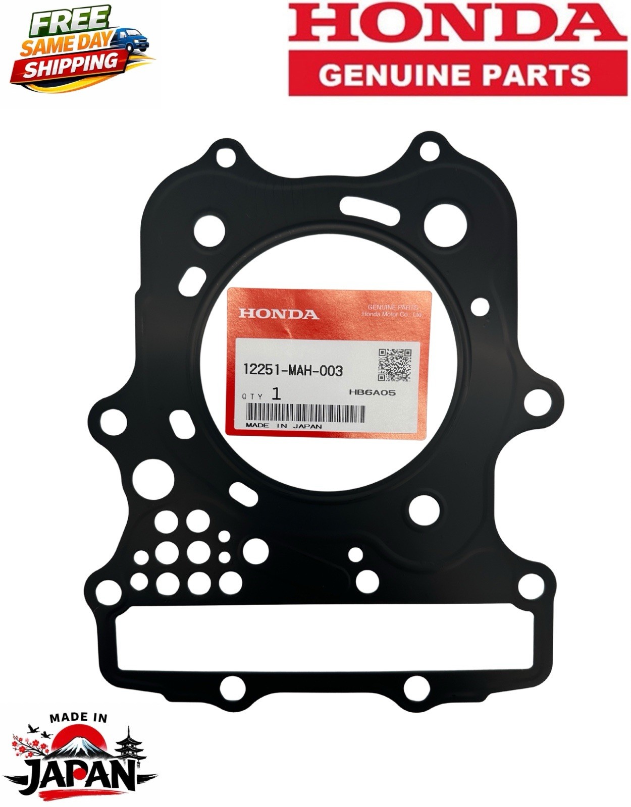 Honda OEM Head Gasket 12251-MAH-003 -97-07 SHADOW SPIRIT 1100 00-07 SABRE 1100