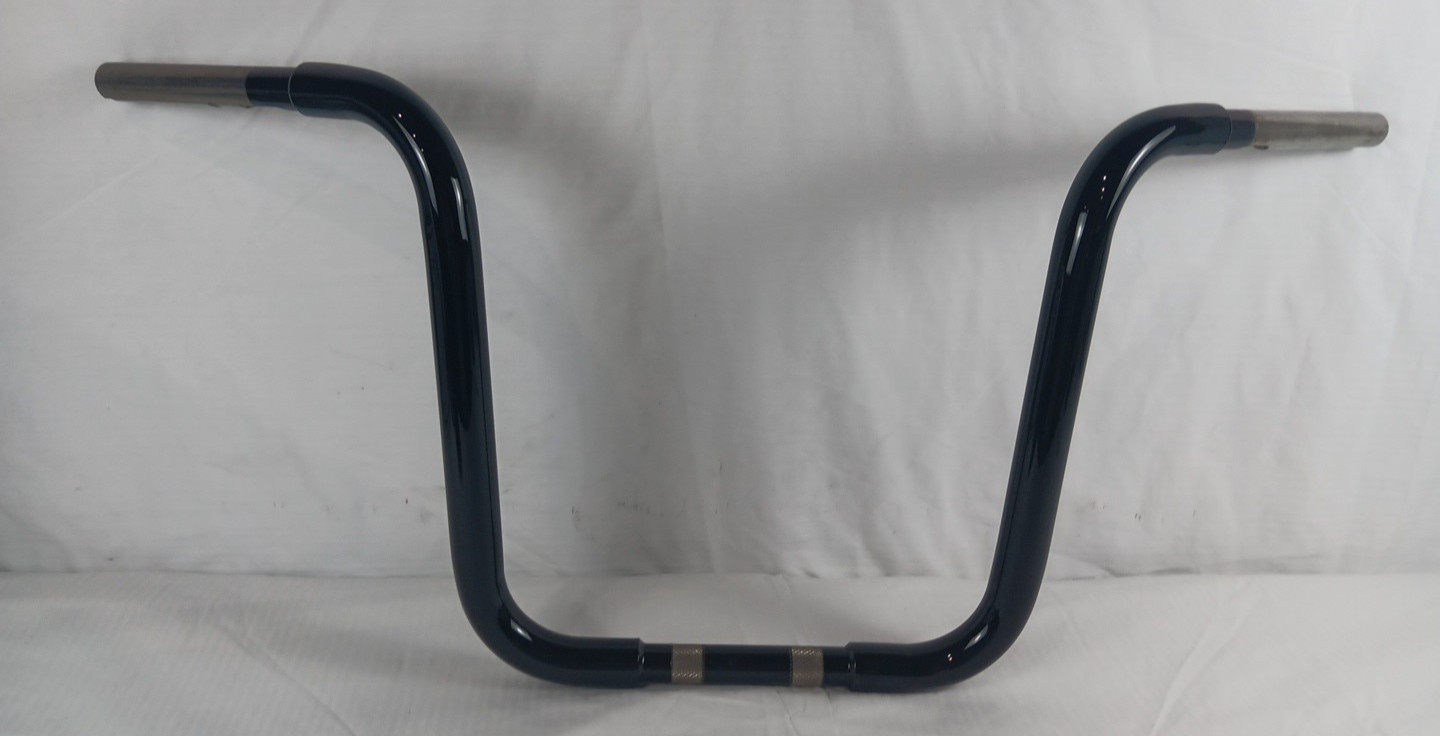 KST FOR HARLEY STRAIGHT JACKET 14in HIGH GLOSS 1in KNURL HANDLEBARS 2211057HG