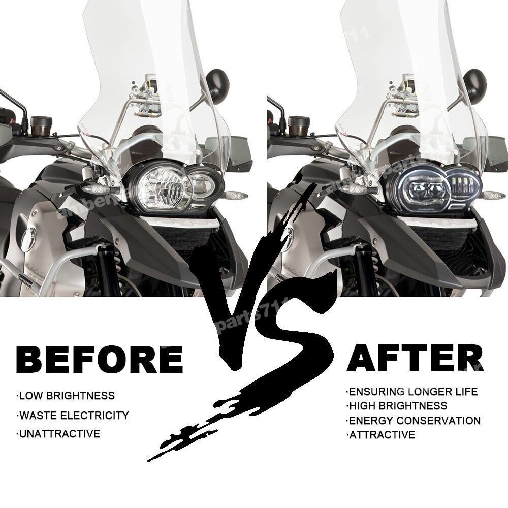 Front LED Head light Head lamp for BMW 2005-2012 R1200GS K25 06 -2013 R1200GSAdv