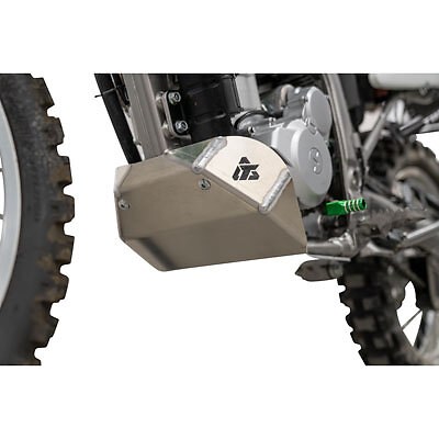 New!-Tusk Aluminum Skid Plate Silver–Fits: Kawasaki KLX250S/KLX300 2006–2023