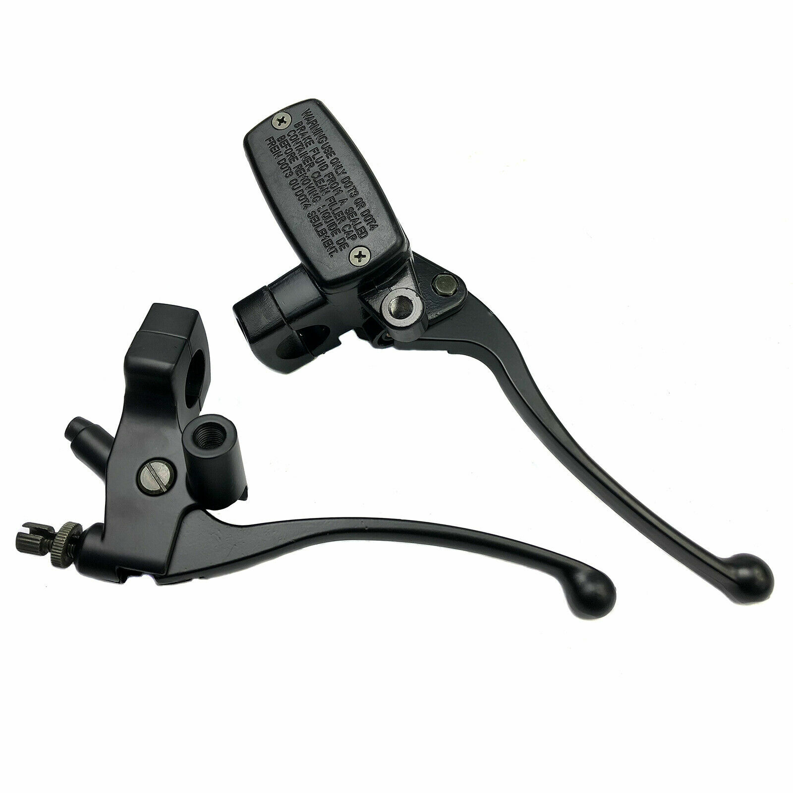 1″ Motorcycle Universal Handlebar Hydraulic Brake Master Cylinder & Clutch Lever