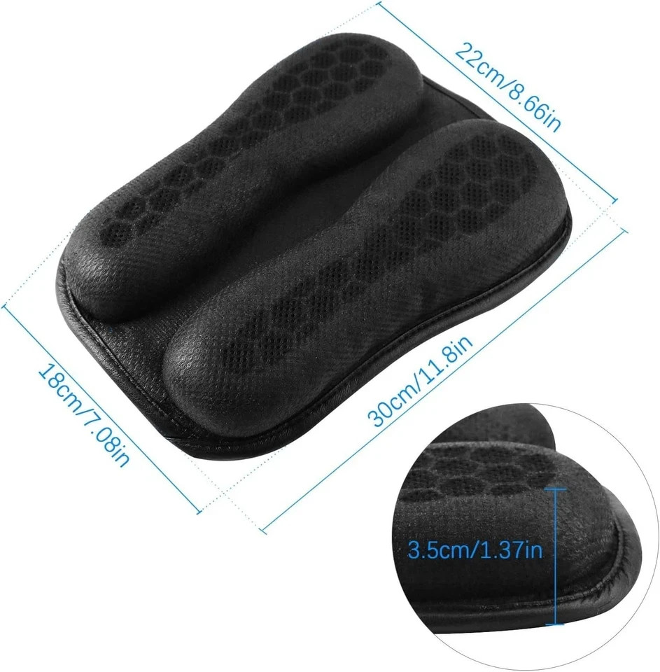 Motorcycle Seat Comfort 3D Gel Seat Cushion Pressure Relief Air Pad