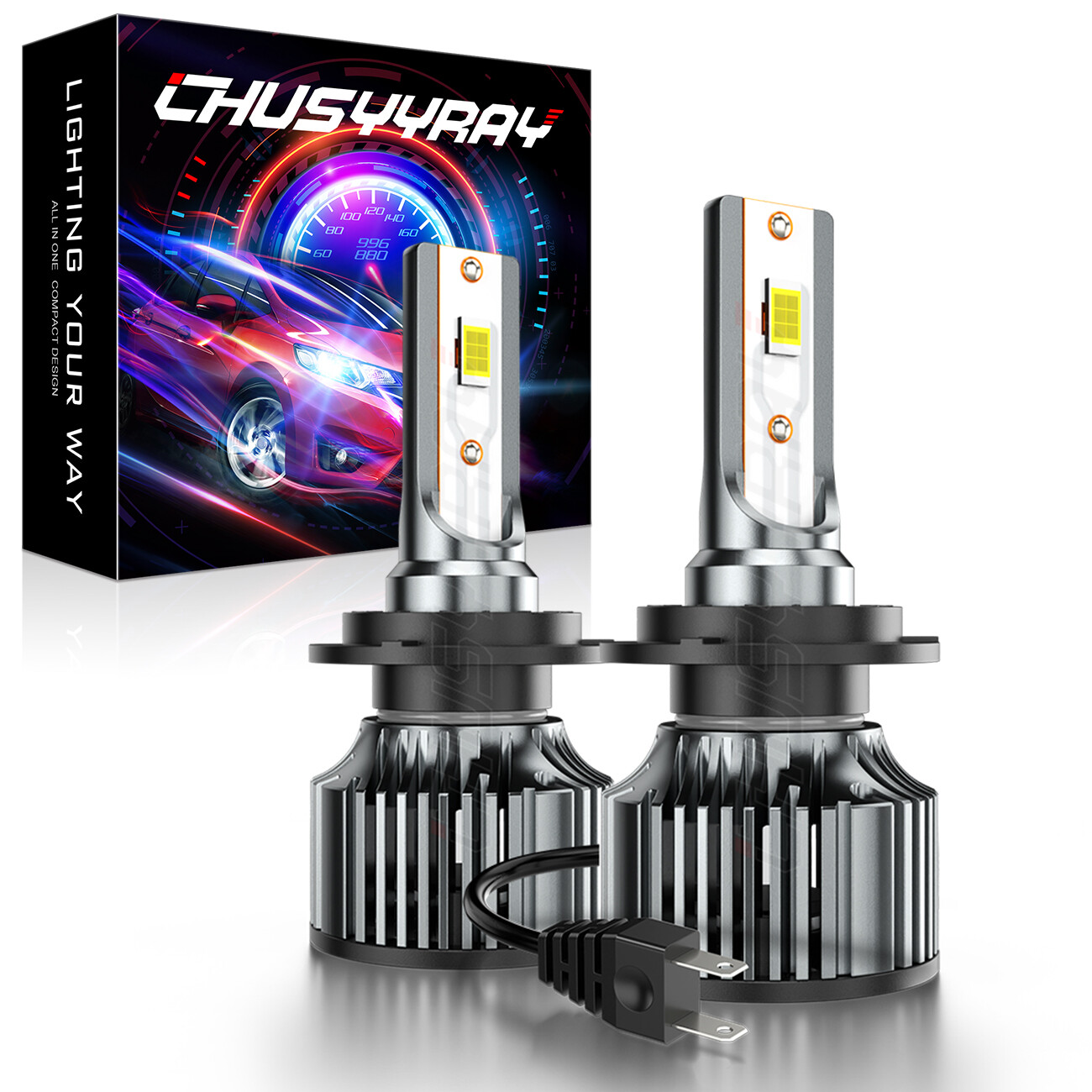 For BMW C650GT 2013 – 2020 2X H7 Motorcycle 6000K LED Headlight Bulbs White