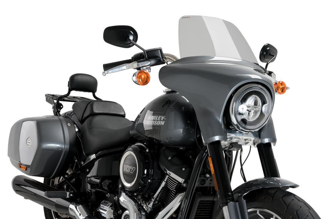 Puig Touring Screen OEM Fairing LSmoke Harley Davidson Softail Sport Glide 18-24