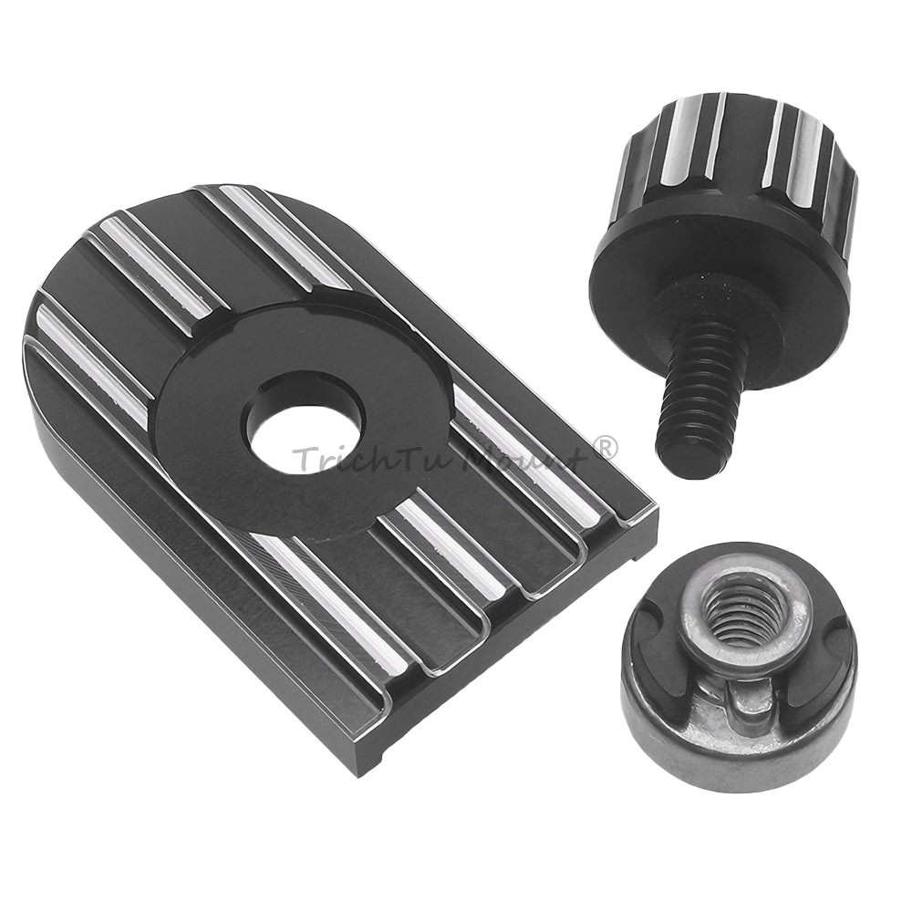 Rear Fender Seat Mount Bolt Screw Tab Cover Nut Kit For Harley Touring Road King