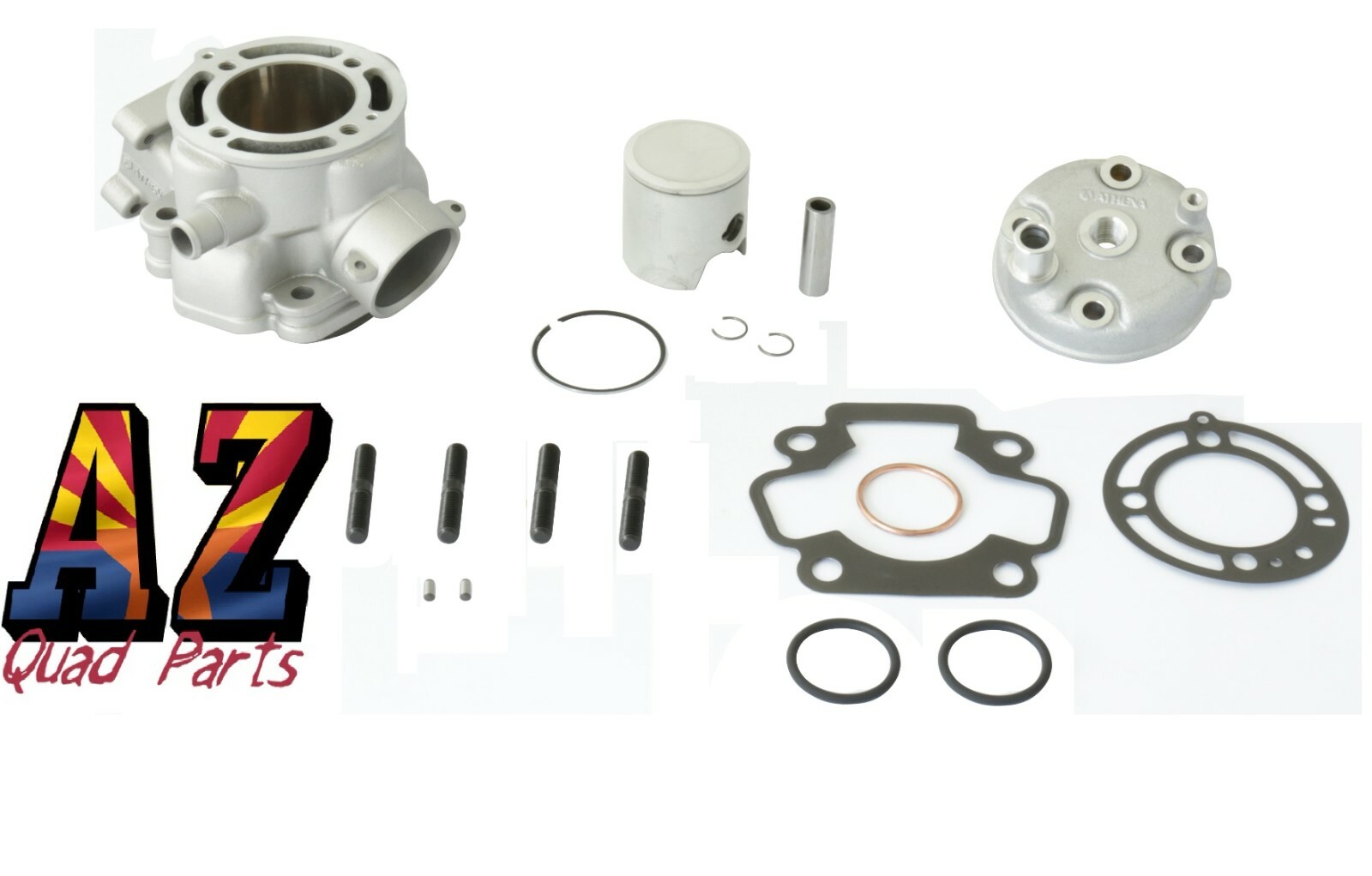 02-21 Kawasaki KX65 KX 65 44.50mm Athena Stock Bore Cylinder Top End Piston Kit