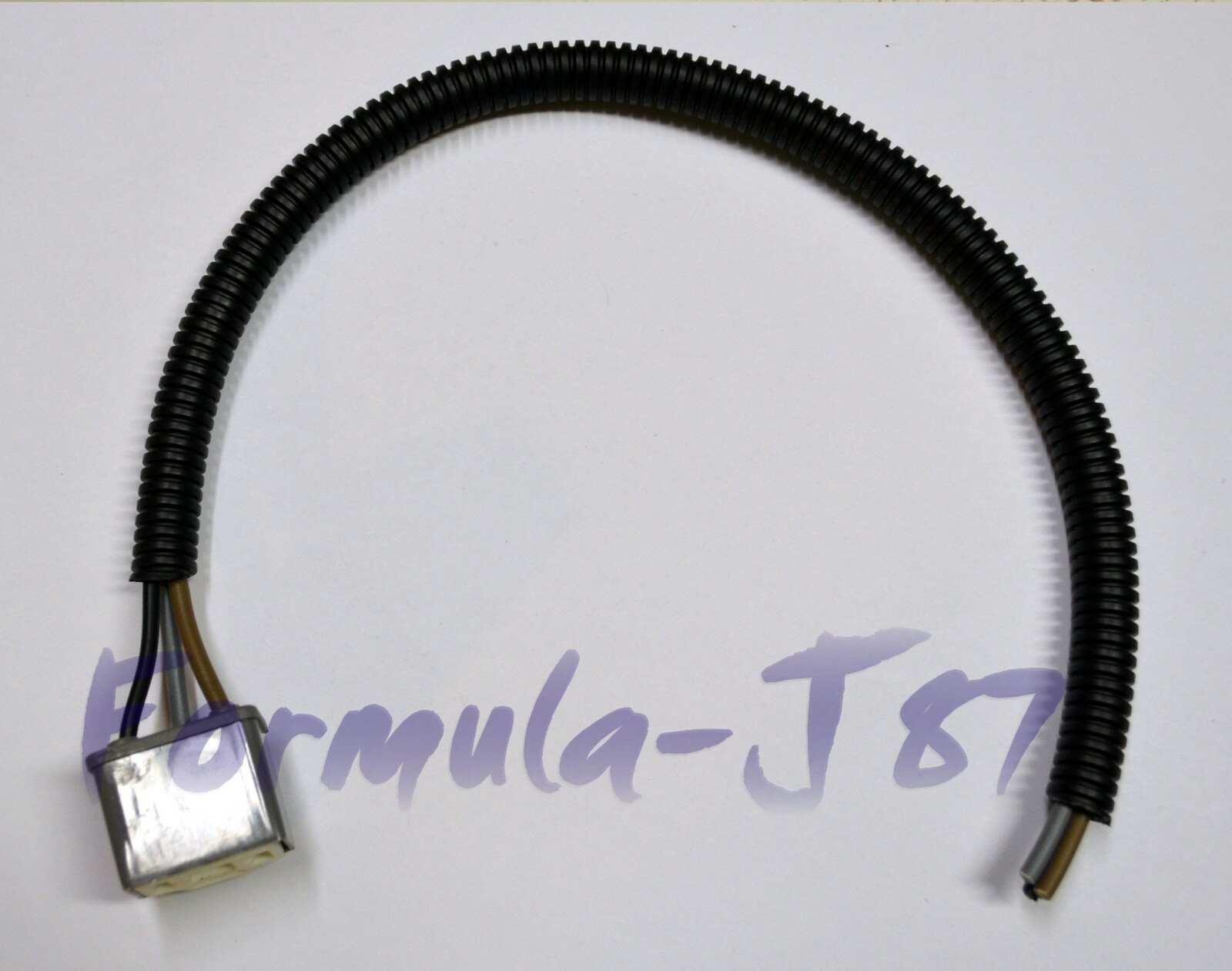 Extension Wire Pigtail Female Ceramic S 9003 H4 Two Harness Head Light Bulb Plug