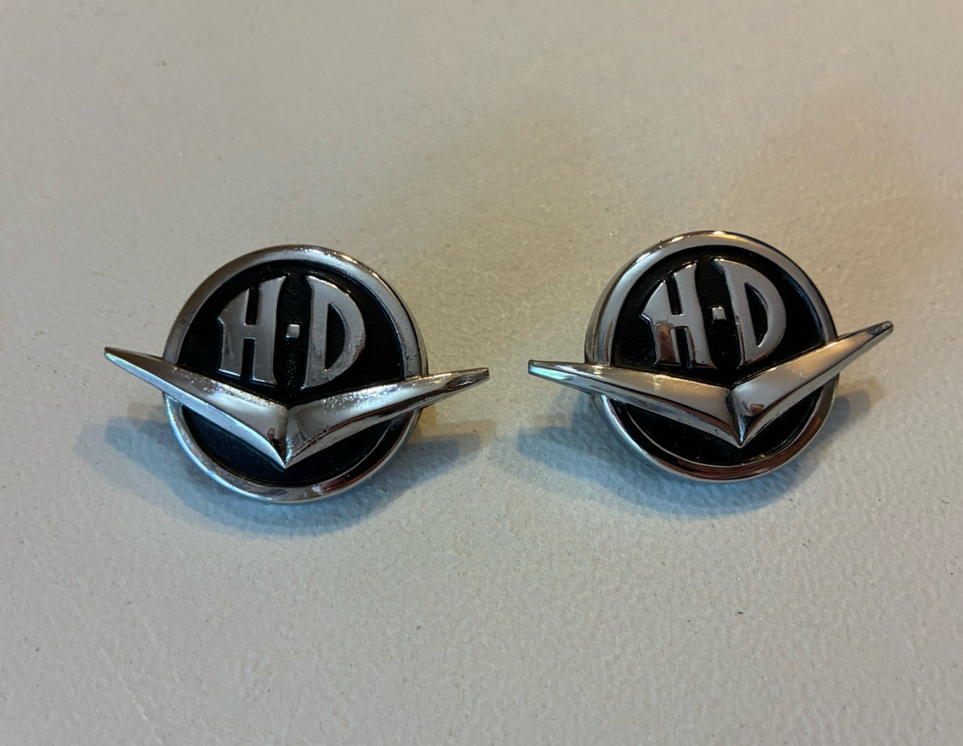 Harley Davidson Chrome Road King Part lot HD Silver Wings HD H-D 1 & 2
