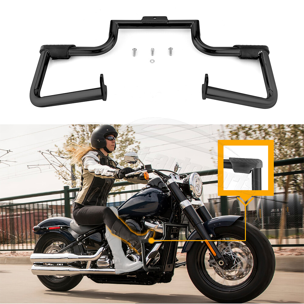 Heavy-duty steel Engine Guard Crash Bar For Harley Heritage no Forward Control