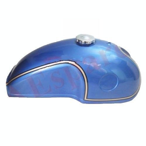 Gas Fuel Tank Blue For Ducati Benelli Mojave Kawasaki Yamaha Cafe Racer S2u