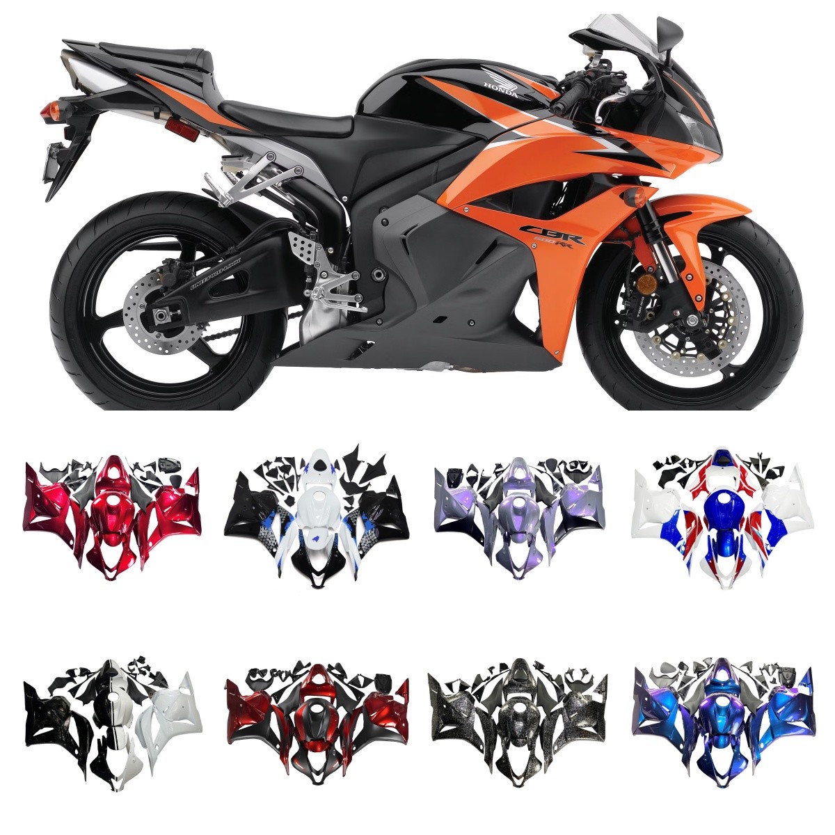 ABS Bodywork Cowlings For Honda CBR600RR F5 2009 – 2012 Fairing Kit Body Kit
