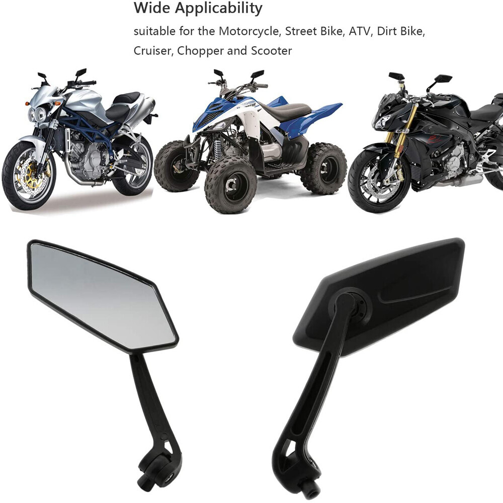 For CF-Moto CFORCE 1000 800 600 550 520 400 ATV Rearview Side Wing Mirrors Black