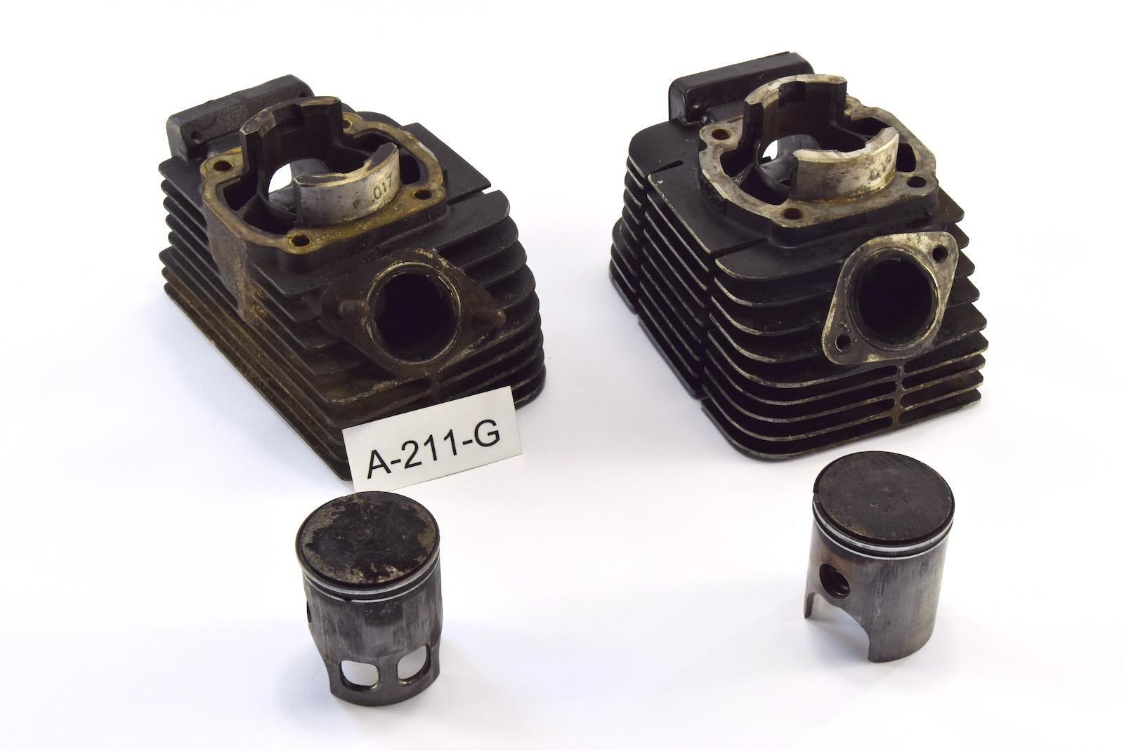 Yamaha RD 250 352 – cylinder + piston A211G