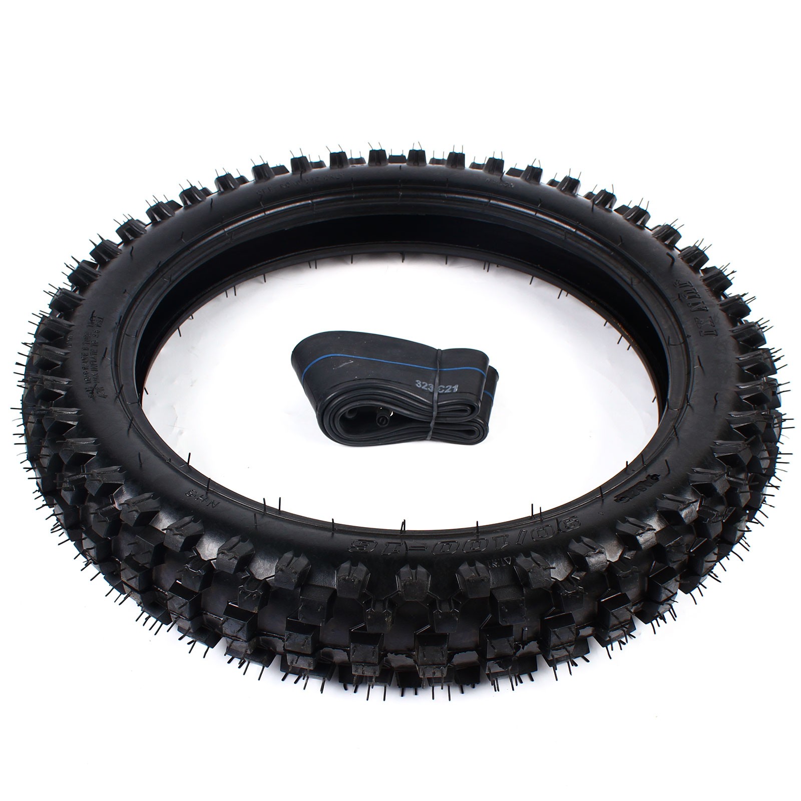 90/100-16 Rear Tire+Tube Set For Honda Dirt Bike KX100 CRF150