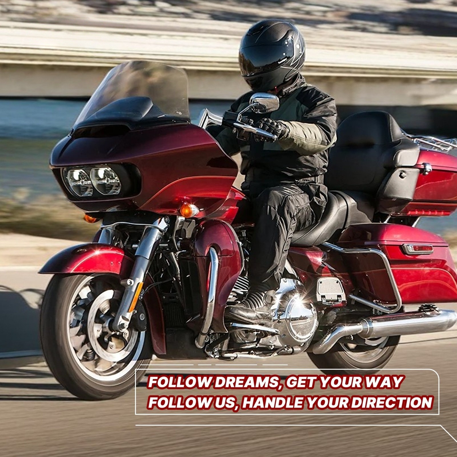 16 inch Prewired Meathook Handlebar for 2016-2023 Harley Road Glide 1.5 inch Fat
