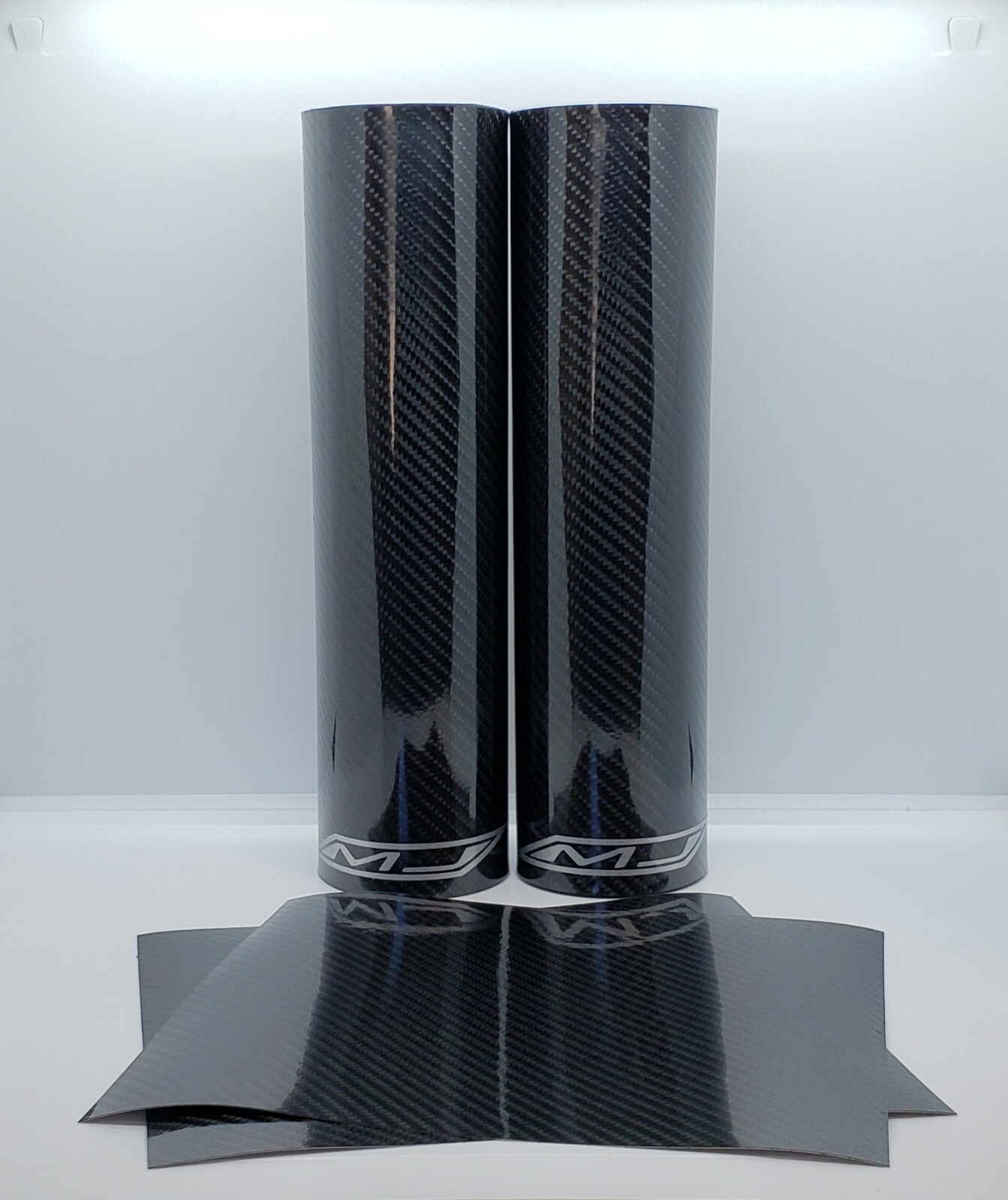 Fork Skins Graphics Glossy Carbon Fiber Decals Honda CRF 250R 450R 250X 450X